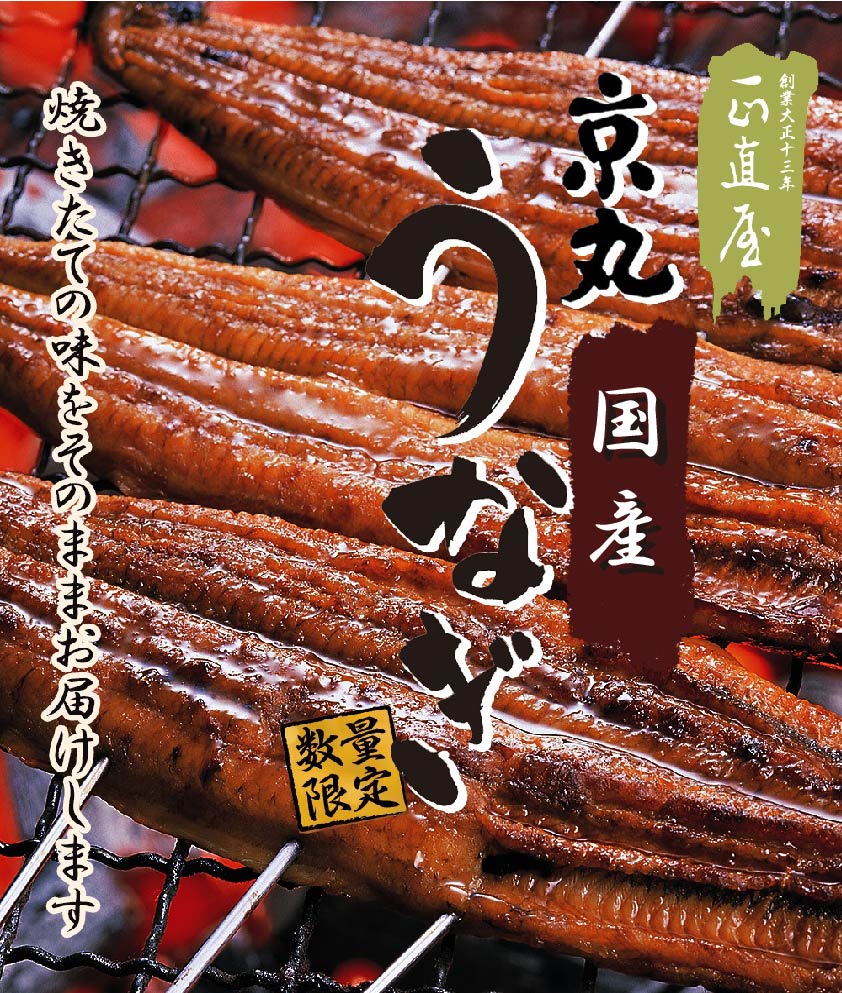 【正直屋限定】　京丸うなぎ　「お中元」 「ギフト対応あり」